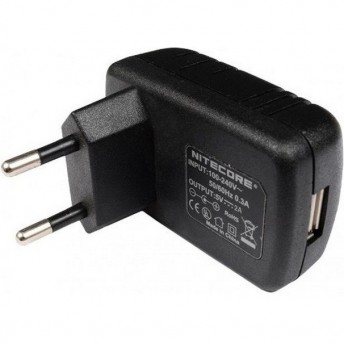 Сетевое зарядное устройство NITECORE 2A 2.1A черный